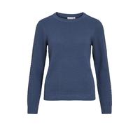 Vidalo O-Neck L/S Knit Top Noos, Vintage Indigo, M