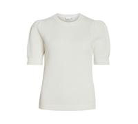 Vidalo O-Neck S/S Knit Top/SU - Noos, White Alyssum, Large
