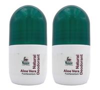 Vidaloe Natural Deodorant (80% Aloe Vera Juice) with Coconut Oil 50 ml x 2 Units