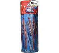 Vidal's Strawberry Mega Pencil, 40 x 23g Sweets Gummy Natural Colours
