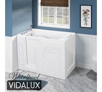 Vidalux Ashford 1200 Whirlpool & Airspa Easy Access Walk-In Bath - Left Hand