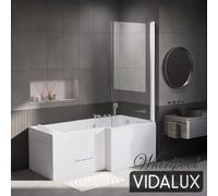 Vidalux Coniston Right Hand Whirlpool Walk In Bath & Bath Screen