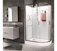 Vidalux Hydro SS712 Left Shower Cabin 1200 x 800-White