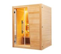 Vidalux Klassikko Traditional Sauna - Modern Elegant Design and Mood Lighting - Non-Allergenic, Non-Toxic with 5 Years Body Warranty - 3P Elegent