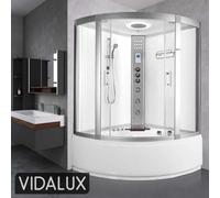 Vidalux Lisbon 1350 Whirlpool Bath With Airspa - White