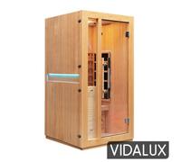 Vidalux Premier 1 Person Full Spectrum Complete Heat Sauna Carbon & Ceramic