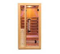 Vidalux Premier 1 Person Full Spectrum Complete Heat Sauna Carbon & Ceramic