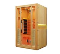 Vidalux Premier 2 Person Full Spectrum Infrared Sauna with Complete Heat