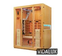 Vidalux Premier 3 Person Full Spectrum Infrared Sauna With Complete Heat