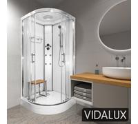 Vidalux Ss90 White None Electric Eco Hydro Shower