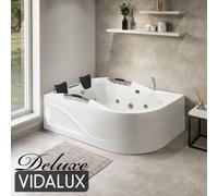 Vidalux Wb07A Deluxe Left Hand Twin Person Whirlpool & Airspa Bath