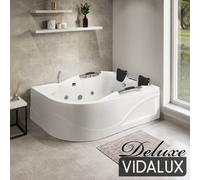 Vidalux Wb07A Deluxe Right Hand Twin Person Whirlpool & Airspa Bath