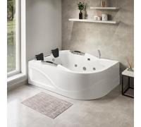 Vidalux WB07B Deluxe Left Hand Twin Person Whirlpool & Airspa Bath