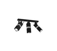 VIDAR BLACK/CHROME Ceiling Light 3xGU10 MLP6286 Milagro