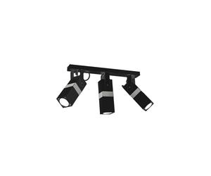 VIDAR BLACK/CHROME Ceiling Light 3xGU10 MLP6286 Milagro