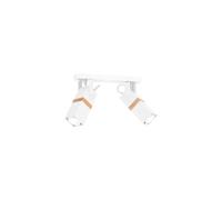 Vidar White Ceiling Light 2xGU10 MLP5406