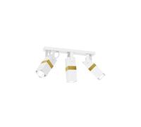 VIDAR WHITE/GOLD Ceiling Light 3xGU10 MLP6274 Milagro