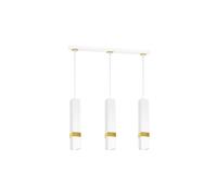 VIDAR WHITE/GOLD Pendant Light 3xGU10 MLP6276