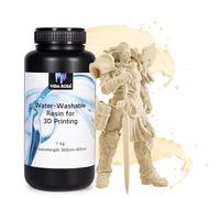 VIDAROSA Water Washable 3D Printer Rapid Resin 1KG,LCD Photopolymer Resin for LCD/DLP 3D Printing, Standard UV 405nm Curing Resin, Fast-Curing, High Rrecision, Skin
