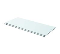 vidaXL 1/2PCS Multi Sizes Shelves Panel Glass Clear Sheet Shelf Panel Ledge