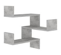 vidaXL 1/2x Wall Corner Shelf Chipboard Home Hanging Shelf Rack Multi Colours