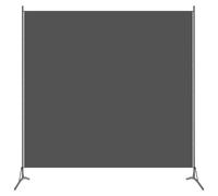 vidaXL 1-Panel Room Divider Black 175x180 cm