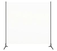 vidaXL 1-Panel Room Divider White 175x180 cm