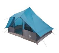 vidaXL 10 Person Blue Teepee Family Tent Waterproof
