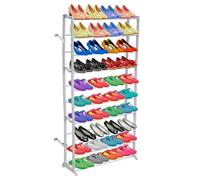 Vidaxl 10 Tier Shoe Rack/shelf 140X72X20 Cm