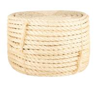 Rope 100% Sisal Twisted Twine Braided Rope Cat Scratching Twisted Rope vidaXL