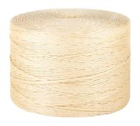 vidaXL 100% Natural Sisal Rope - 3mm Diameter, 400m Aggregate Length, 2kg Aggregate Weight - Suitable for DIY Crafts, Home Decorations, Gardening & Cats Toys