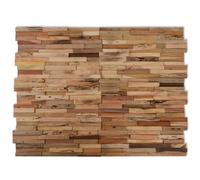 vidaXL 10x Recycled Teak Wood Wall Cladding Panels 1.03 m? Wall Decoration