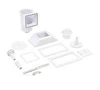 vidaXL 11 Piece Wide-mouth Pool Skimmer Weir Cover Inlet Nozzle Basket Plate vid