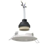 vidaXL 12 pc Round recessed Ceiling Lights - 9 cm White LED dimmable Indoor