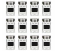 Storage Jars with Sticker 12 pcs 300 ml