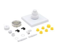 vidaXL 13 Piece Pool Grecian Fountain White