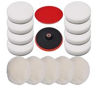 vidaXL 14 Piece Polishing Pad Set 180 mm