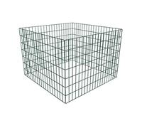 vidaXL 141206 Composter Garden Metal 100 x 100 x 70 cm Wire Compost Container Steel Size: 100 x 100 x 70 cm (L x W x H)