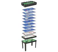 vidaXL 15-in-1 Multi Game Table 121x61x82 cm Black