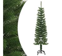 Vidaxl Artificial Slim Christmas Tree With Stand 150 Cm Pe, Green