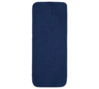 vidaXL Anti-Slip Stair Mats in Navy Blue, Set of 15, Rectangular Shape, 100% PP Material, Machine Washable, Anti-Scuff, Safety-enhanced with Latex Backing, 60x25 cm