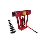 vidaXL 16 Ton Hydraulic Tube Rod Pipe Bender with 8 Dies