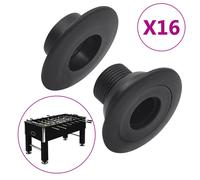 vidaXL 16x Football Table Bearings for 15.9/16 mm Rod Indoor Game Replacement
