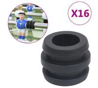 vidaXL 16x Football Table Rod Stoppers for 15.9/16 mm Rod Football Accessory