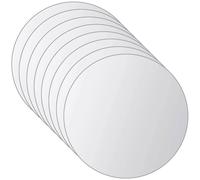 vidaXL 16x Mirror Tiles Highly Reflective Enhance Brightness Mirrored Wall Tile