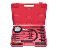 vidaXL 17 Piece Compression Tester Diesel Engine Motor Vehicle Leakage Tool