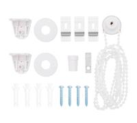 vidaXL 18 Piece Roller Blind Fittings 18 mm roller blind bracket