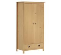 vidaXL 2-Door Wardrobe Hill 89x50x170 cm Solid Pine Wood