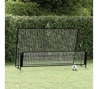 vidaXL 2 in 1 Soccer Rebounder Football Goal 202x104x120 cm Steel