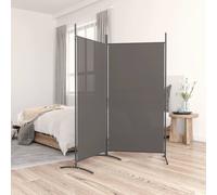 (Anthracite, 175 x 180 cm (W x H)) vidaXL Room Divider Wall Partition Screen Panel Room Separator Privacy Screen